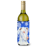 Great Dane Winter Snowflakes Holiday Wine Bottle Beverage Insulator Beverage Insulator Hugger Lh9266Literk