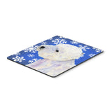 Caroline'S Treasures Westie Winter Snowflakes Holiday Mouse Pad/Hot Pad/Trivet (Lh9270Mp)