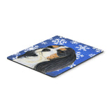 Caroline'S Treasures Cavalier Spaniel Winter Snowflakes Holiday Mouse Pad/Hot Pad/Trivet (Lh9279Mp)