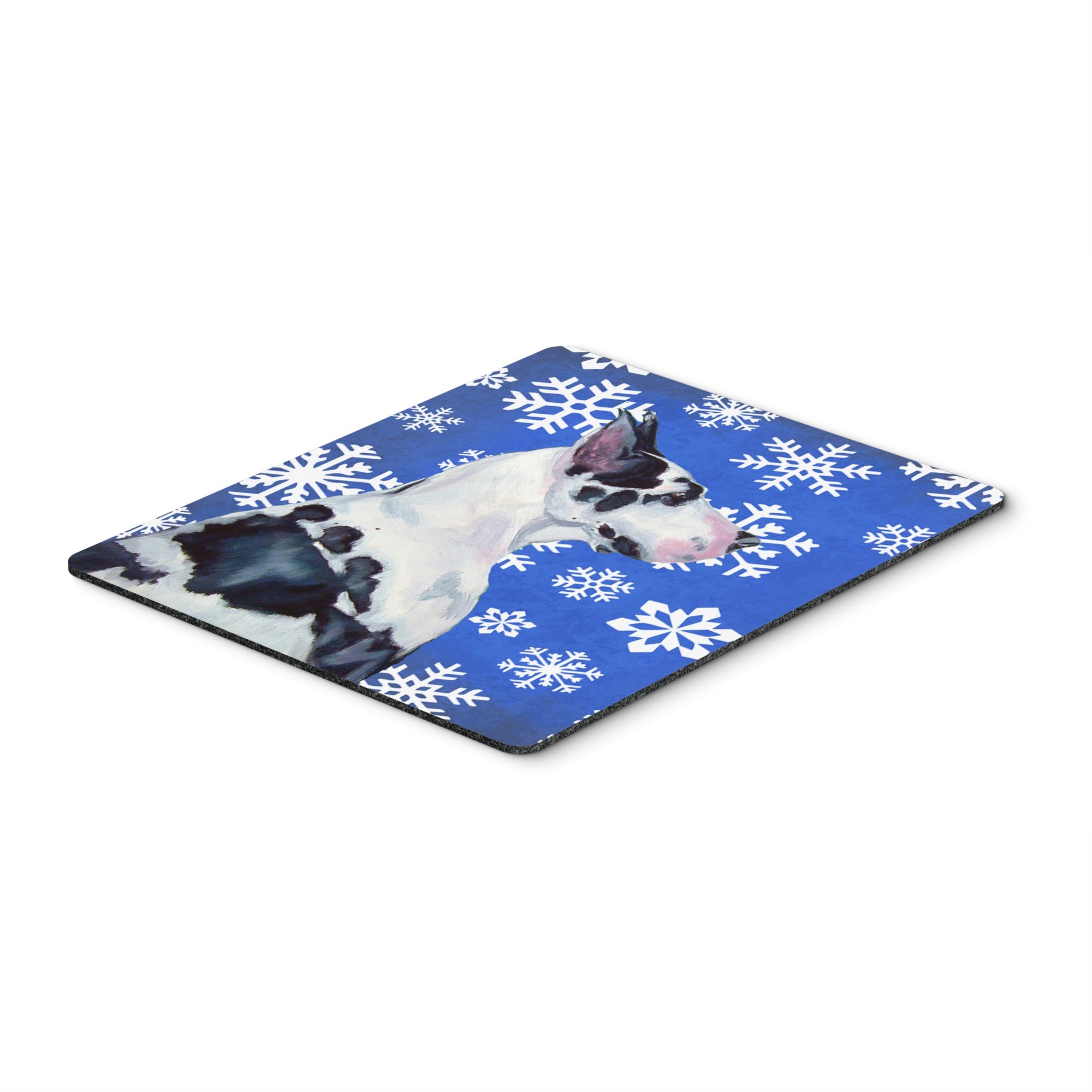 Caroline'S Treasures Great Dane Winter Snowflakes Holiday Mouse Pad/Hot Pad/Trivet (Lh9281Mp)