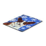 Caroline'S Treasures Corgi Winter Snowflakes Holiday Mouse Pad/Hot Pad/Trivet (Lh9288Mp)