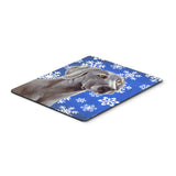 Caroline'S Treasures Weimaraner Winter Snowflakes Holiday Mouse Pad/Hot Pad/Trivet (Lh9296Mp)