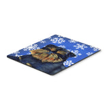 Caroline'S Treasures Brussels Griffon Winter Snowflakes Holiday Mouse Pad/Hot Pad/Trivet (Lh9298Mp)