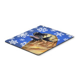Caroline'S Treasures Leonberger Winter Snowflakes Holiday Mouse Pad/Hot Pad/Trivet (Lh9303Mp)