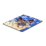 Caroline'S Treasures Norwegian Elkhound Winter Snowflakes Mouse Pad/Hot Pad/Trivet (Lh9308Mp)