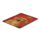 Caroline'S Treasures Dachshund Red & Green Snowflakes Christmas Mouse Pad/Hot Pad/Trivet (Lh9312Mp)
