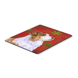 Caroline'S Treasures Australian Shepherd Snowflakes Christmas Mouse Pad/Hot Pad/Trivet (Lh9318Mp)