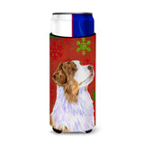 Australian Shepherd Red Green Snowflakes Christmas Ultra Beverage Insulators For Slim Cans Lh9318Muk