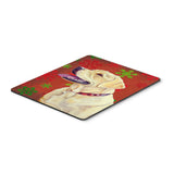 Caroline'S Treasures Labrador Red & Green Snowflakes Christmas Mouse Pad/Hot Pad/Trivet (Lh9338Mp)