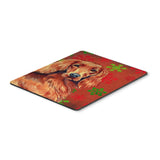 Caroline'S Treasures Irish Setter Red & Green Snowflakes Christmas Mouse Pad/Hot Pad/Trivet (Lh9344Mp)
