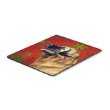 Caroline'S Treasures Leonberger Red & Green Snowflakes Christmas Mouse Pad/Hot Pad/Trivet (Lh9348Mp)