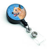 Caroline'S Treasures Blue Australian Cattle Dog Retractable Badge Reel, Multicolor (Lh9362Bubr)