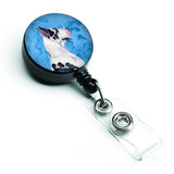 Caroline'S Treasures Blue Great Dane Retractable Badge Reel, Multicolor (Lh9371Bubr)