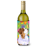 Australian Shepherd Easter Eggtravaganza Wine Bottle Beverage Insulator Beverage Insulator Hugger