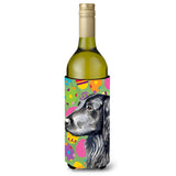 Flat Coated Retriever Easter Eggtravaganza Wine Bottle Beverage Insulator Beverage Insulator Hugger