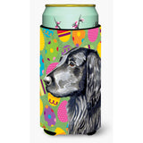 Flat Coated Retriever Easter Eggtravaganza Tall Boy Beverage Insulator Beverage Insulator Hugger