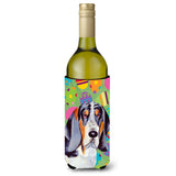 Basset Hound Easter Eggtravaganza Wine Bottle Beverage Insulator Beverage Insulator Hugger