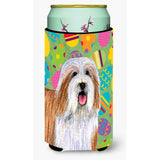 Bearded Collie Easter Eggtravaganza Tall Boy Beverage Insulator Beverage Insulator Hugger