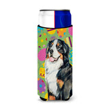 Bernese Mountain Dog Easter Eggtravaganza Ultra Beverage Insulators For Slim Cans Lh9424Muk