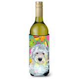 Old English Sheepdog Easter Eggtravaganza Wine Bottle Beverage Insulator Beverage Insulator Hugger