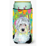 Old English Sheepdog Easter Eggtravaganza Tall Boy Beverage Insulator Beverage Insulator Hugger