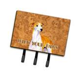 Caroline'S Treasures Lh9449Th68 Whippet Wipe Your Paws Leash Or Key Holder, Large, Multicolor