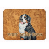 Caroline'S Treasures Bernese Mountain Dog Wipe Your Paws Floor Mat, 19 X 27, Multicolor