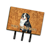 Caroline'S Treasures Lh9452Th68 Bernese Mountain Dog Wipe Your Paws Leash Or Key Holder, Large, Multicolor