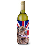 Newfoundland With English Union Jack British Flag Wine Bottle Beverage Insulator Hugger Lh9463Literk