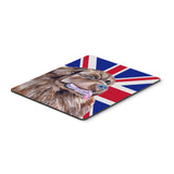 Caroline'S Treasures Newfoundland With English Union Jack British Flag Mouse Pad/Hot Pad/Trivet (Lh9463Mp)