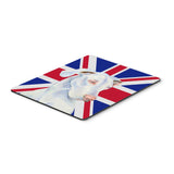 Caroline'S Treasures Great Dane With English Union Jack British Flag Mouse Pad/Hot Pad/Trivet (Lh9465Mp)