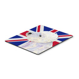 Caroline'S Treasures Westie With English Union Jack British Flag Mouse Pad/Hot Pad/Trivet (Lh9467Mp)