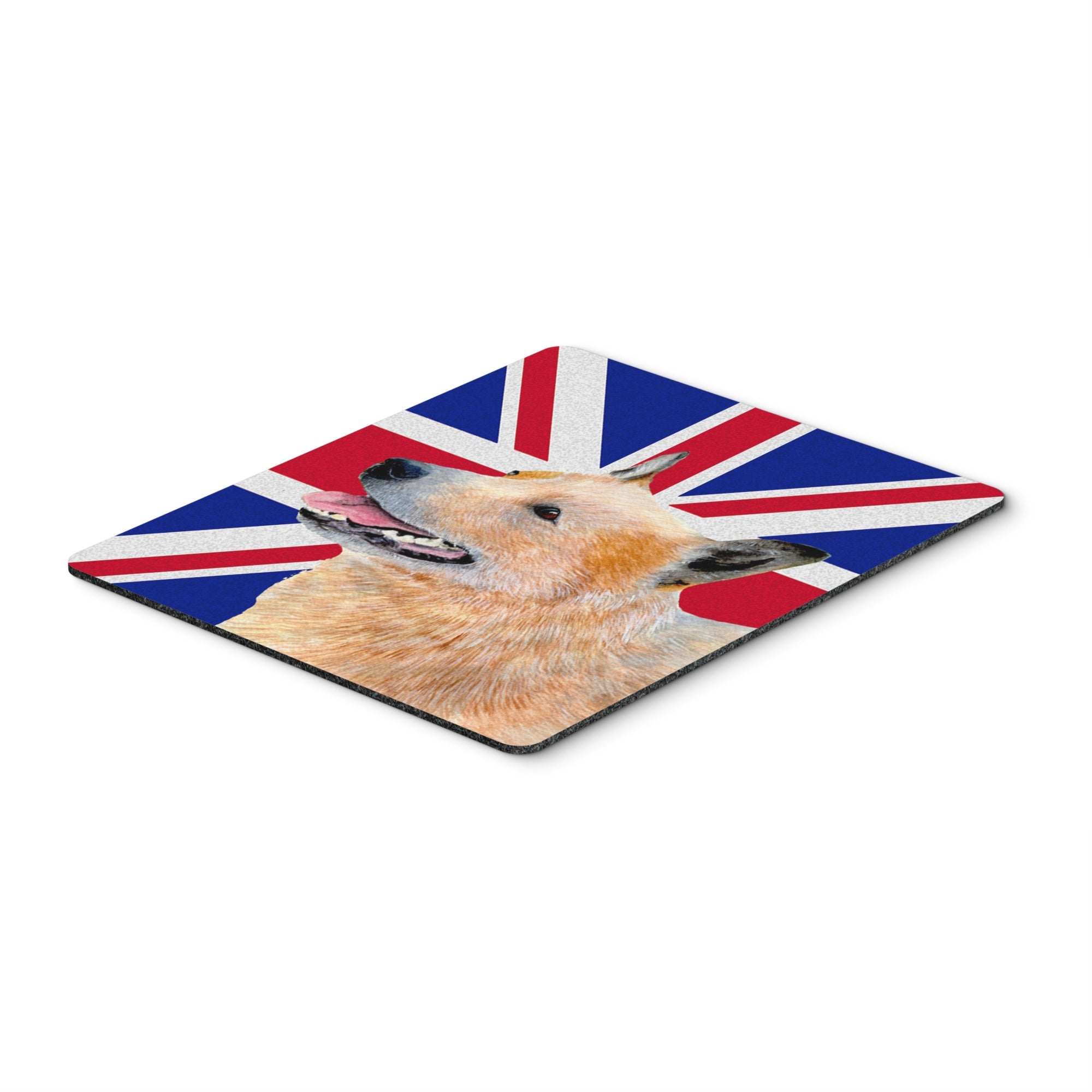 Caroline'S Treasures Australian Cattle Dog With English Union Jack British Flag Mouse Pad/Trivet (Lh9469Mp)