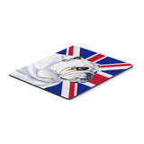 Caroline'S Treasures English Bulldog With English Union Jack British Flag Mouse Pad, Hot Pad/Trivet (Lh9471Mp)