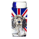 English Setter With English Union Jack British Flag Ultra Beverage Insulators For Slim Cans Lh9474Muk