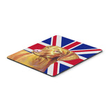 Caroline'S Treasures Vizsla With English Union Jack British Flag Mouse Pad/Hot Pad/Trivet (Lh9477Mp)