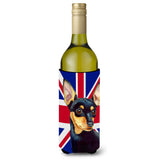 Min Pin With English Union Jack British Flag Wine Bottle Beverage Insulator Hugger Lh9487Literk