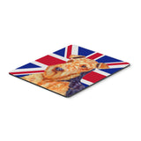 Caroline'S Treasures Airedale With English Union Jack British Flag Mouse Pad/Hot Pad/Trivet (Lh9488Mp)