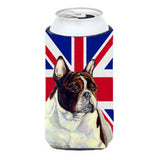French Bulldog With English Union Jack British Flag Tall Boy Beverage Insulator Hugger Lh9489Tbc