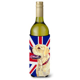 Labrador With English Union Jack British Flag Wine Bottle Beverage Insulator Hugger Lh9490Literk