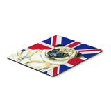 Caroline'S Treasures Pug With English Union Jack British Flag Mouse Pad/Hot Pad/Trivet (Lh9494Mp)
