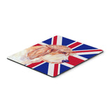 Caroline'S Treasures Petit Basset Griffon Vendeen Pbgv & English Union Jack British Flag Mouse Pad (Lh9496Mp)