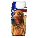 Irish Setter Usa Patriotic American Flag Ultra Beverage Insulators For Slim Cans Lh9541Muk