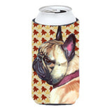 French Bulldog Frenchie Fall Leaves Tall Boy Beverage Insulator Hugger Lh9559Tbc