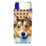 Corgi Fall Leaves Ultra Beverage Insulators For Slim Cans Lh9560Muk