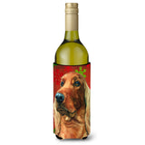 Irish Setter Red Snowflakes Holiday Christmas Wine Bottle Beverage Insulator Hugger Lh9576Literk