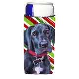 Black Great Dane Puppy Candy Cane Holiday Christmas Ultra Beverage Insulators For Slim Cans Lh9593Muk