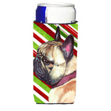 French Bulldog Frenchie Candy Cane Holiday Christmas Ultra Beverage Insulators For Slim Cans Lh9594Muk