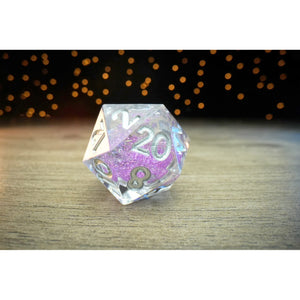 Fanroll By Metallic Dice Games Individual D20 Elixir Liquid Core Dnd Dice Set, Sorcerous Swirl, Role Playing Game Dice For Dunge