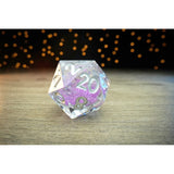 Fanroll By Metallic Dice Games Individual D20 Elixir Liquid Core Dnd Dice Set, Sorcerous Swirl, Role Playing Game Dice For Dunge
